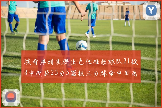 埃奇库姆表现出色但难救球队21投8中斩获23分5篮板三分球命中率高达45